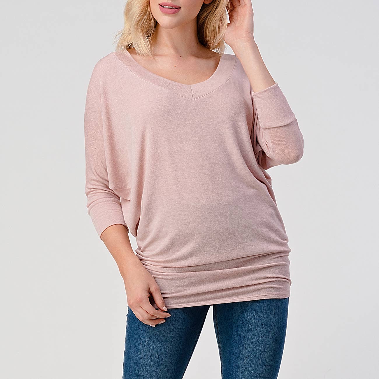 Vintage Sage 3/4 sleeve shirt