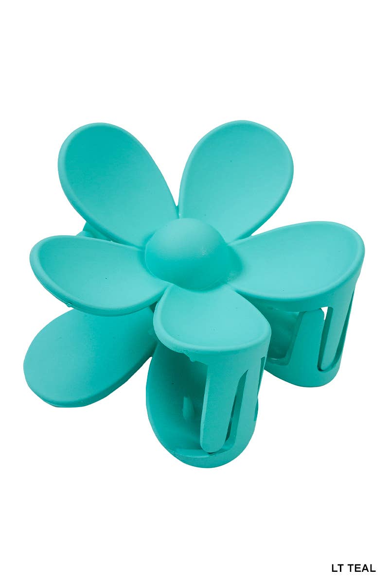 ....42POPS Large Flower Hair Claw Hair Clip Valentine gift: OS / ARMY GREEN-164155