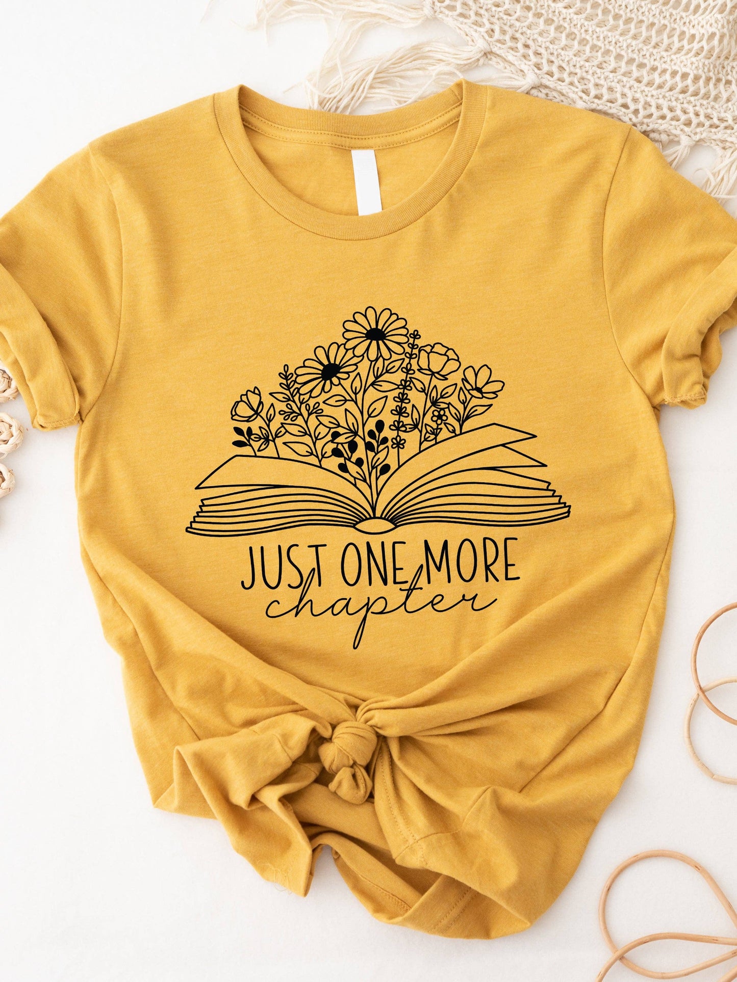 Just one more Chapter Graphic Tee: Medium / Slate