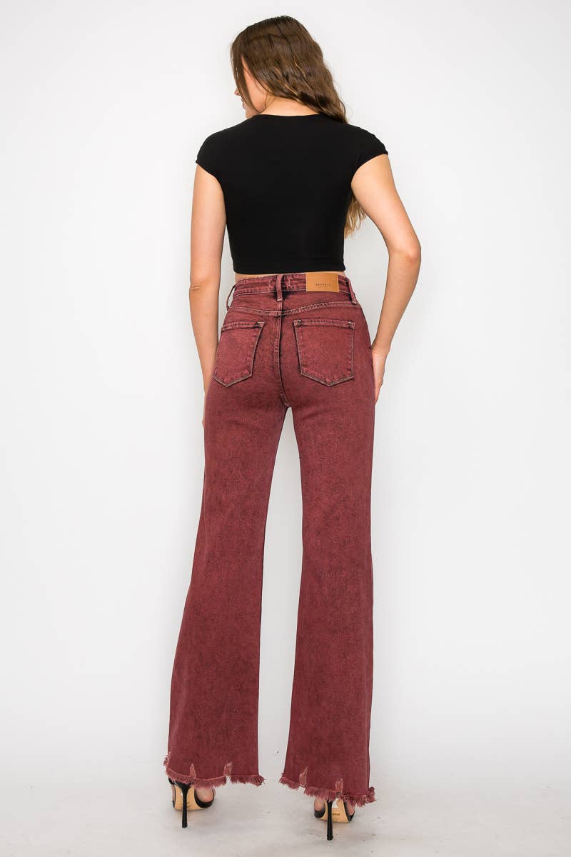Burgundy Jeans