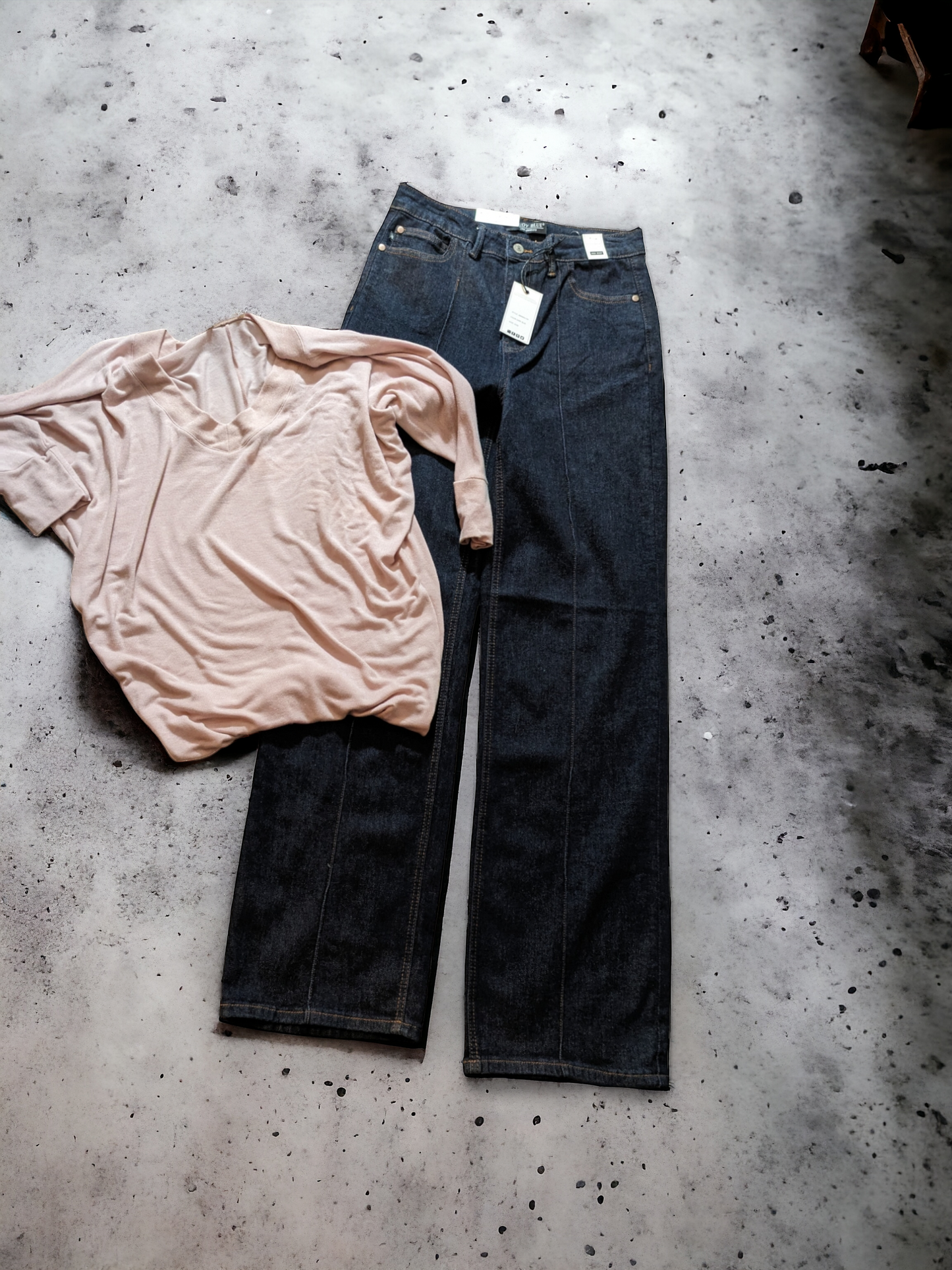 Dark Blue Pin Stripe Judy Blue
