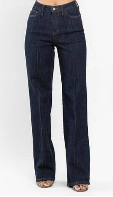 Dark Blue Pin Stripe Judy Blue