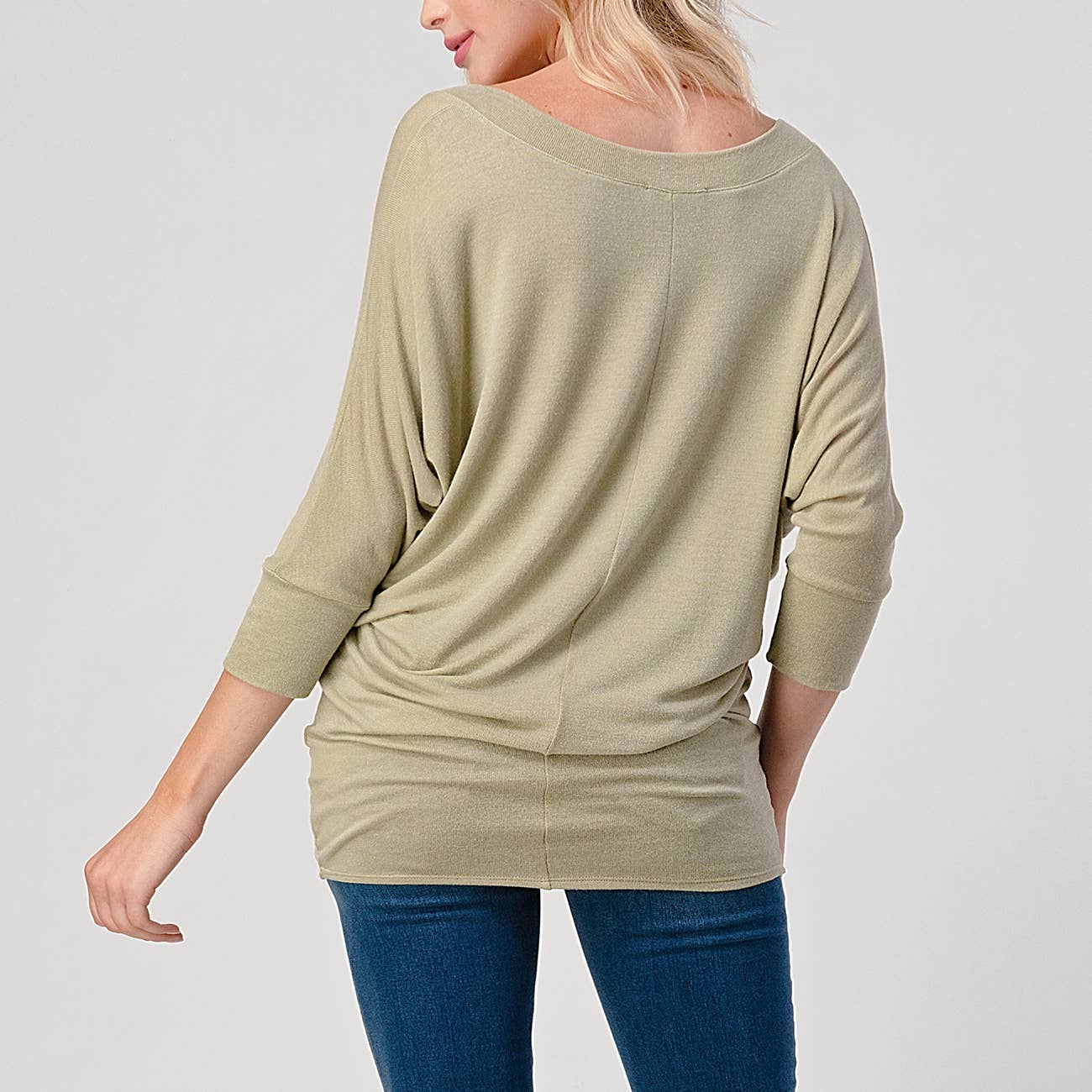 Mineral Pink 3/4 sleeve shirt