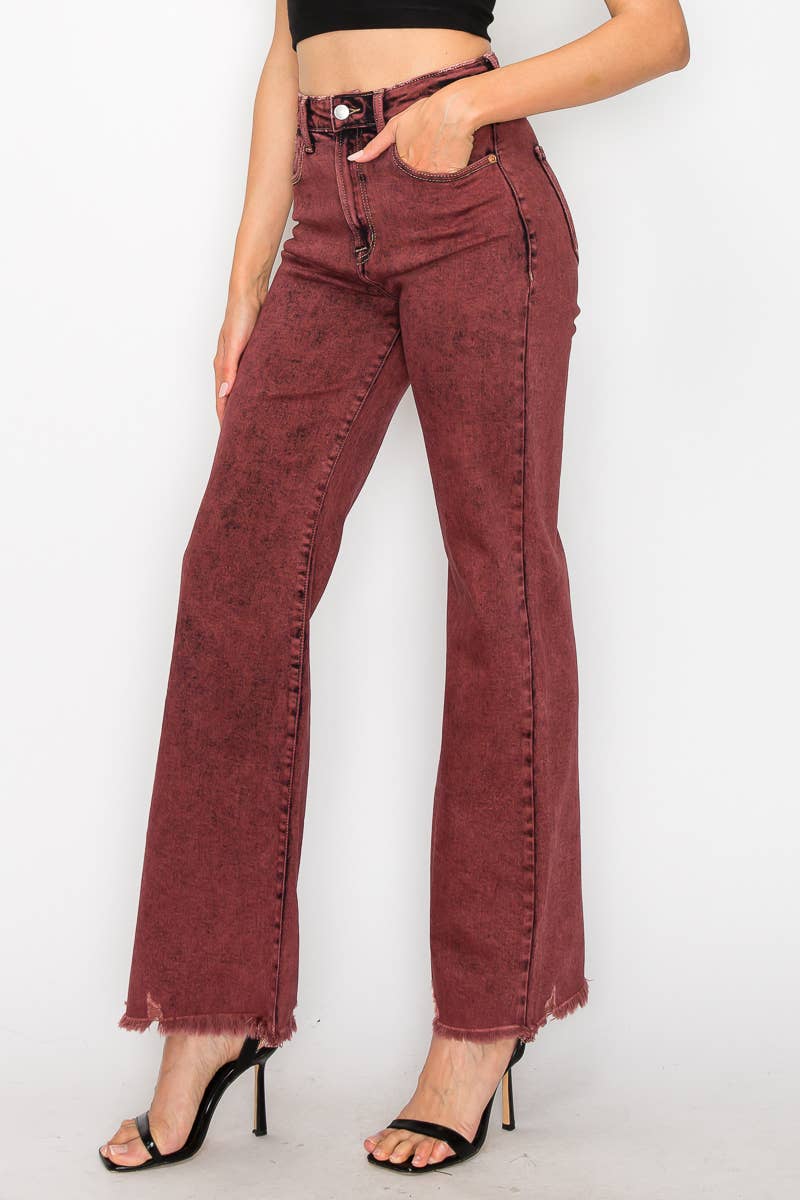 Burgundy Jeans