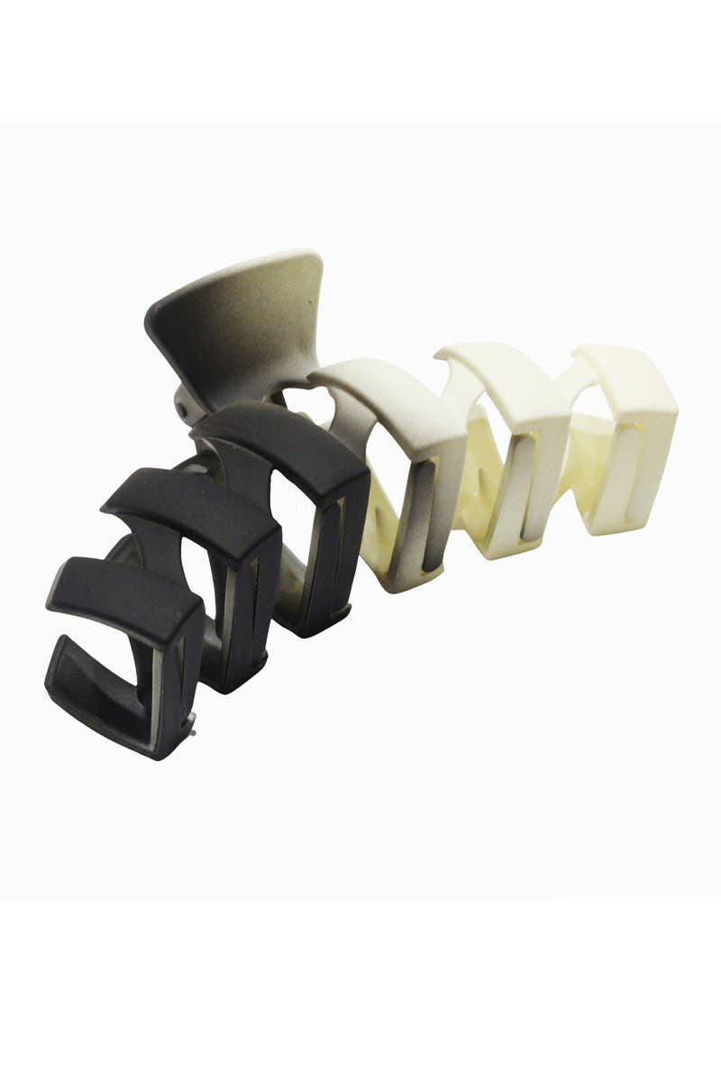 ,.Zigzag Hair Claw Clip: OS / RUST-158439