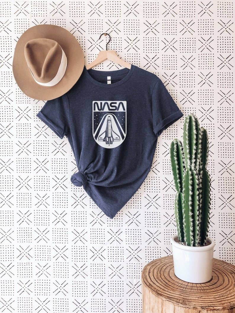 NASA Shirt - Cute NASA Shirt - Funny Shirt - Bestseller: XS - Unisex / Charcoal