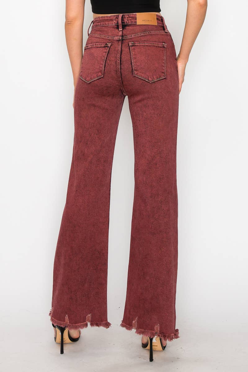 Burgundy Jeans