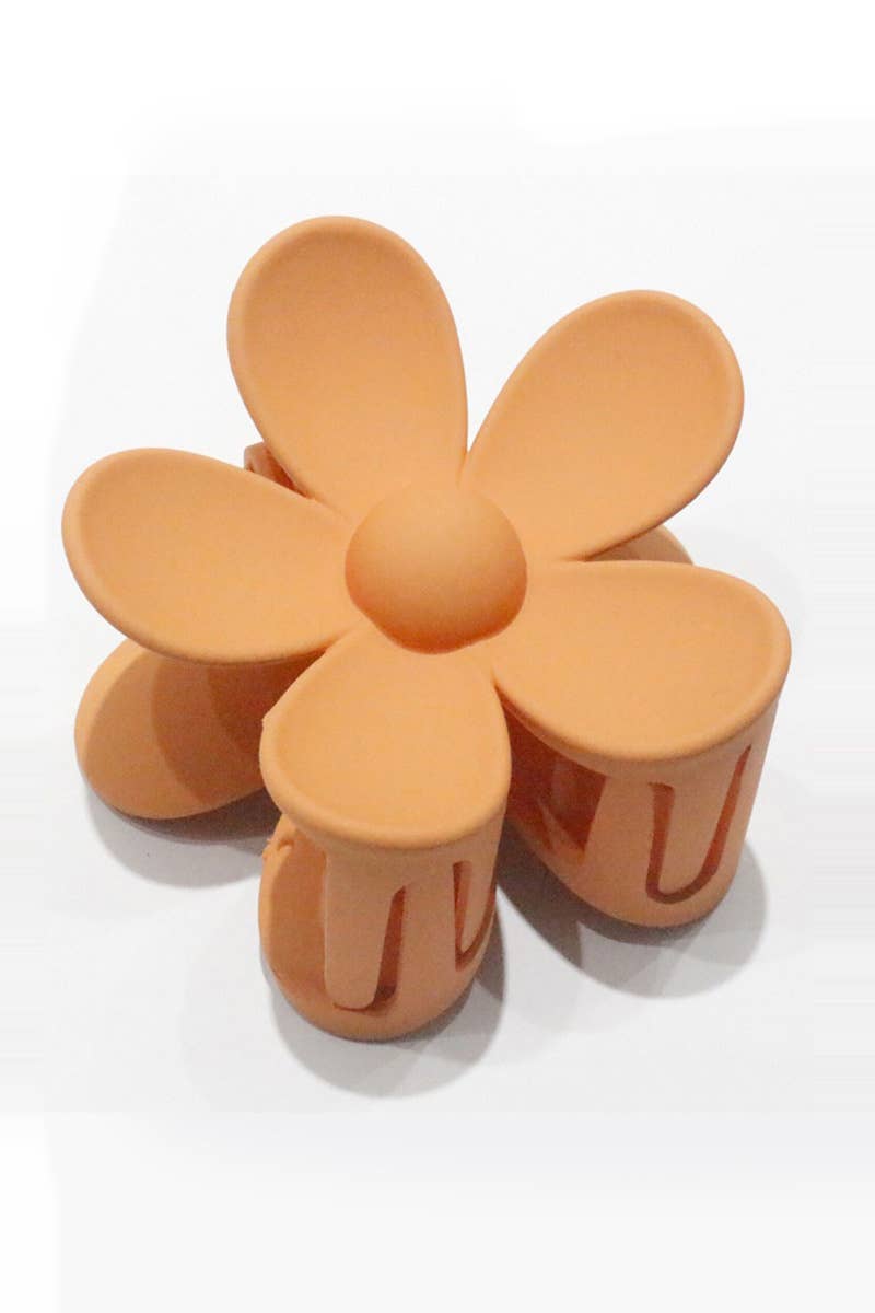 ....42POPS Large Flower Hair Claw Hair Clip Valentine gift: OS / ARMY GREEN-164155