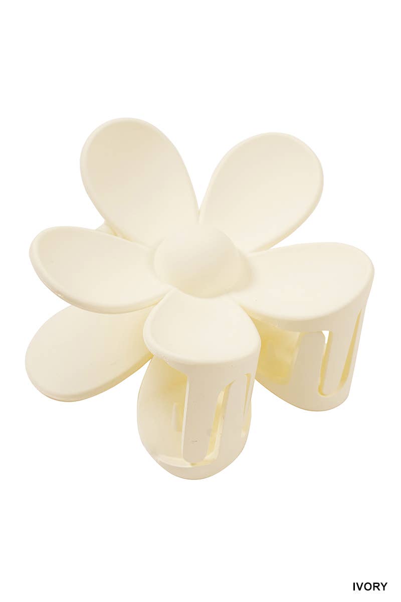 ....42POPS Large Flower Hair Claw Hair Clip Valentine gift: OS / ARMY GREEN-164155
