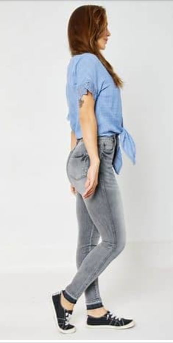 Judy Blue Grey Skinny Jeans