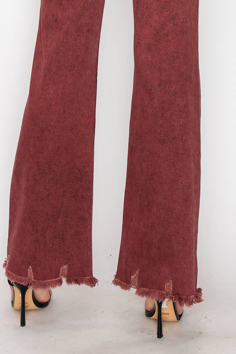 Burgundy Jeans