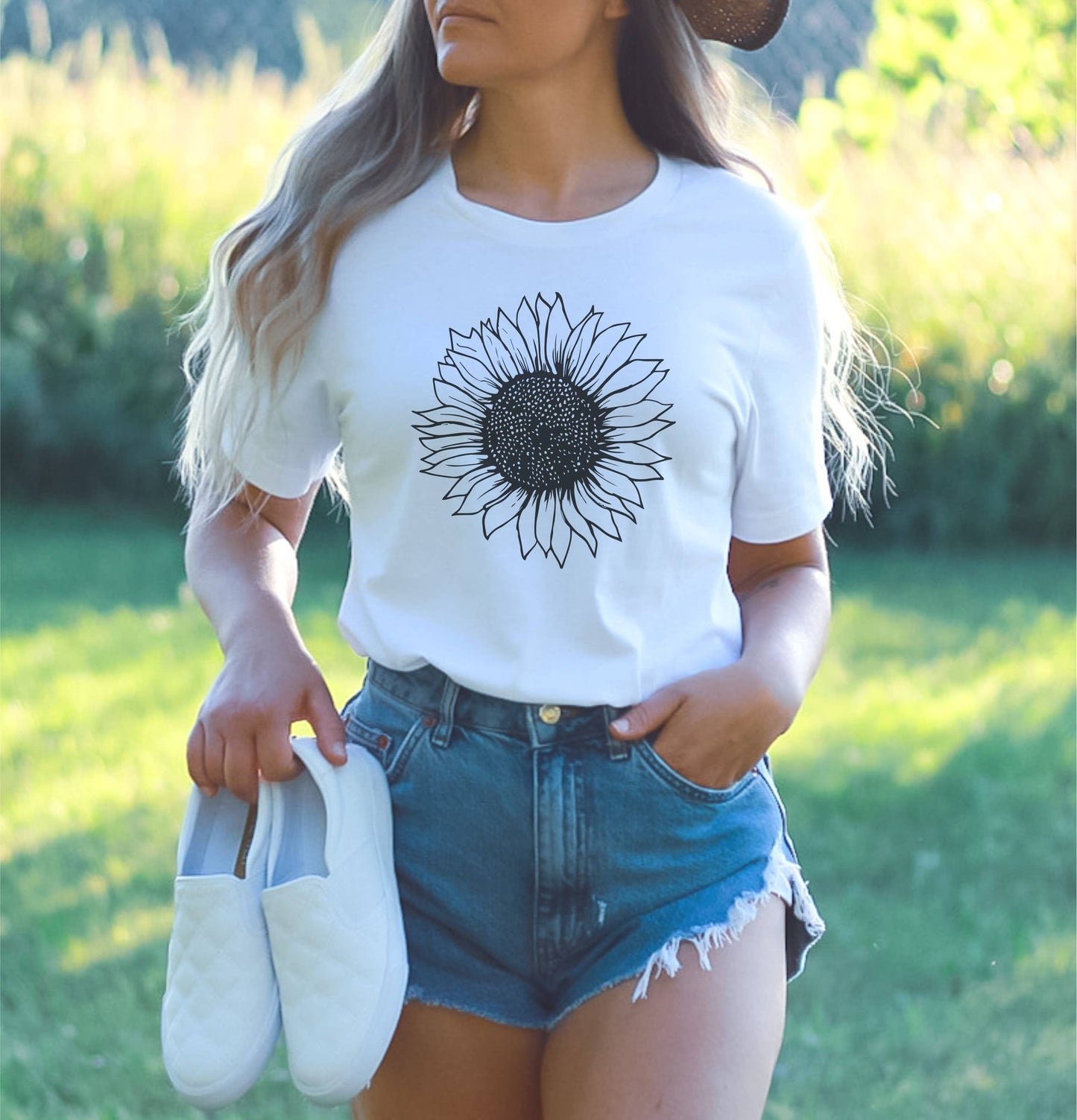 Sunflower Shirt - Flower Shirt - Boutique Bestseller: XL - Unisex / Mustard