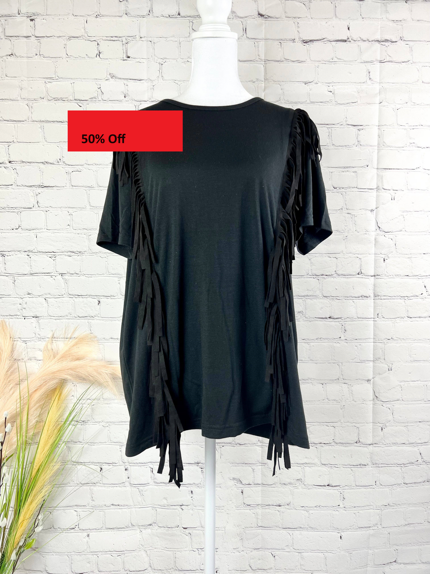 Fringe Black T Shirt