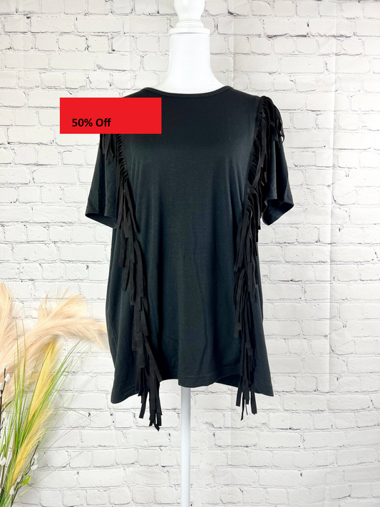 Fringe Black T Shirt
